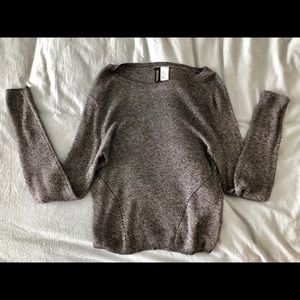 H&M - blue/grey crop sweater